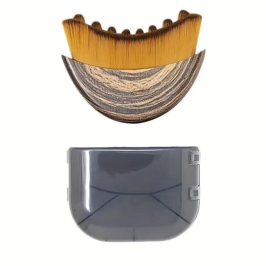 Lymphatic Contour Face Brush for Jawline & Chin Sculpting – Dry Brushing Massager for Lymphatic Drainage & Facial Fatigue Relief, Ergonomically Designed to Fit the Skin Precisely (1PCS)